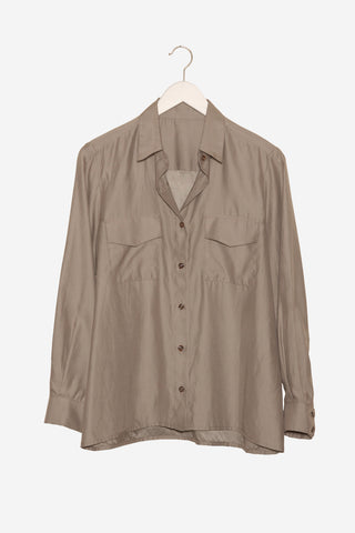 Oversize Silk Shirt