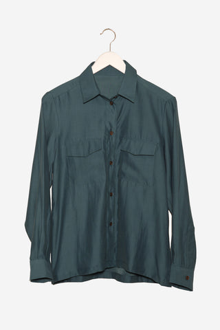 Oversize Silk Shirt